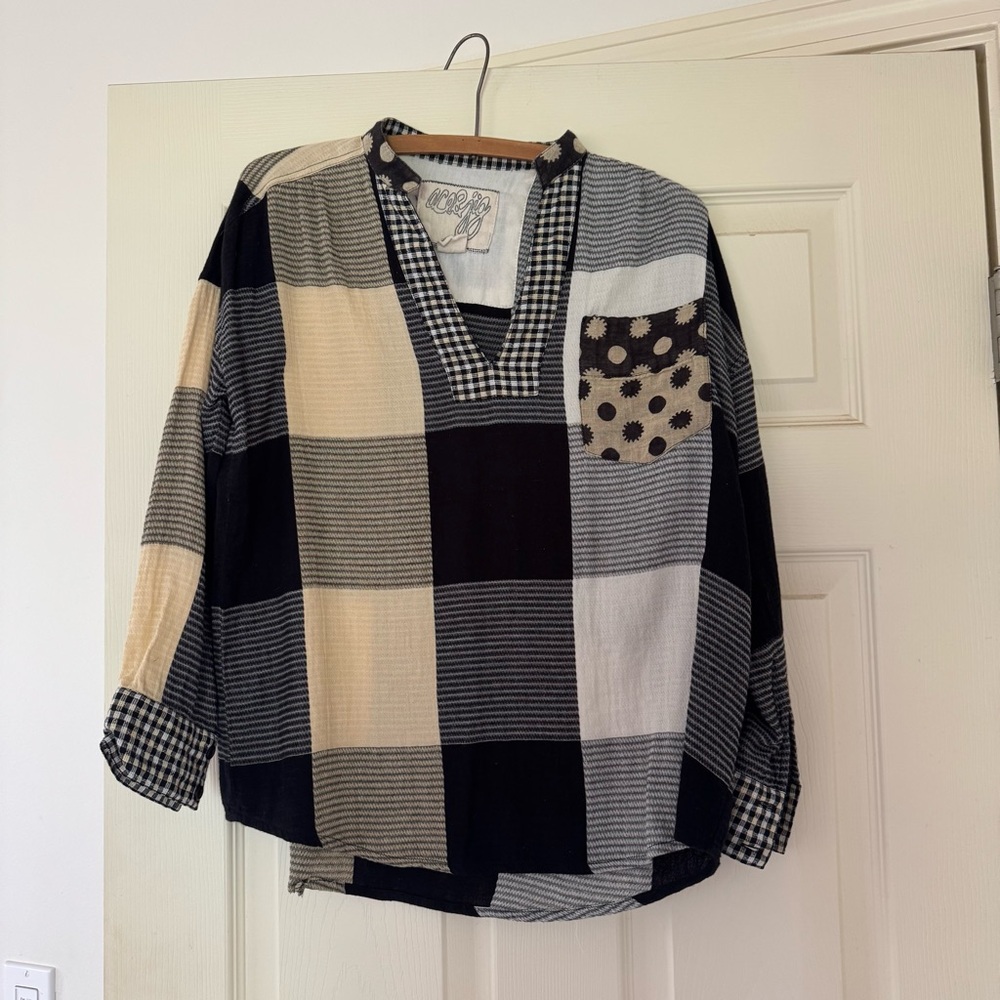 Ace & Jig Pieced Lizzie Shirt in Banjo - Picture 2 of 11